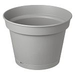 Горшок для цветов Mint D380мм, 20л с поддоном (серый) (упаковка 10 шт.)