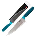 Нож с рукояткой софт-тач VELUTTO MAL-01VEL поварской, 20 см
