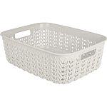 Корзинка для хранения Plast Team Melange 3л 268х195х90 мм молочный туман (упаковка 14 шт.)