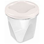 Банка с завинчивающейся крышкой Тондо 0,65л Кремовая С285КРЕМ (упаковка 20 шт.)