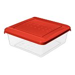 Контейнер для продуктов Asti квадратный 0,5л Красный (упаковка 26 шт.)