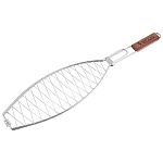 Решетка для барбекю ECOS RD-114D (универс. рыба/мясо, р-р 40х15х2см, общая длина 68 см, хром.)