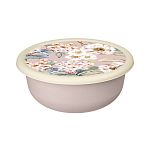 Миска Modena 1,2л с крышкой с декором (бежевый) (упаковка 18 шт.)