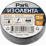 Изолента PARK ПВХ 15ммх5м, цвет черный