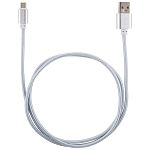 Кабель Energy ET-29-2 USB/MicroUSB, 2 метра, цвет - серебро