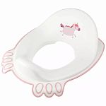 Накладка на унитаз детская с декором, Светло-розовый (упаковка 7 шт.)