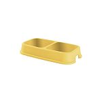 Миска для животных GATTO L 2х0,6л Pobeda, Желтый