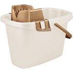 Ведро МОП c отжимом Wood 13 л, сливочный/бук (упаковка 10 шт.)