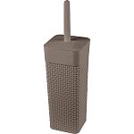 Комплект WC OSLO (подставка + ёрш) шоколадный мокко (упаковка 16 шт.)