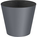 Горшок для цветов Rosemary D160 мм, 1.6л с дренажной вставкой (серый) (упаковка 16 шт.)