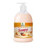 Крем-мыло жидкое 500мл Soapy Молоко и мёд увлажняющее с дозатором