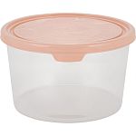 Контейнер для продуктов HELSINKI Artichoke 0,75 л круглый персиковая карамель (упаковка 26 шт.)