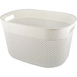 Корзина для хранения OSLO 18л молочный (упаковка 10 шт.)