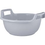 Таз Plast Team 16л круглый 445х430х215 мм серый шторм (упаковка 20 шт.)