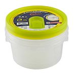 Комплект контейнеров СВЧ 0,8л 3шт, круглые с клапаном СМАЙЛ