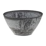 Кашпо МИКРИТ овальное 1,4л серый слайн (упаковка 16 шт.)