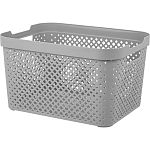 Корзина для хранения Plast Team STOCKHOLM, 15 л серый шторм (упаковка 5 шт.)