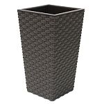 Кашпо РОТАНГ 320х320х565мм коричневый ротанг (упаковка 3 шт.)