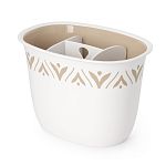 Подставка под столовые приборы Эстетика, Бело-бежевый (упаковка 12 шт.)