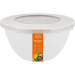 Набор мисок для смешивания Sugar&Spice Корица с крышкой 1,5л + 2,6л белый зефир