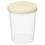 Банка с завинчивающейся крышкой Asti 1,0л (светло-бежевый) (упаковка 18 шт.)