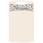 Доска разделочная Bergamo прямоугольная 335x220x4мм с декором Терраццо, Светло-бежевый