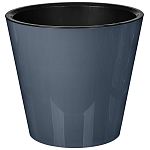 Горшок для цветов Rosemary D330 мм, 16л с дренажной вставкой на колесиках (серый) (упаковка 4 шт.)