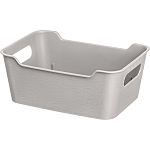 Корзинка универсальная Манго 2,4л. 230х160х90мм (светло-серый)
