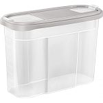 Банка для сыпучих продуктов BERGEN 2,5л пепельный жемчуг (упаковка 10 шт.)