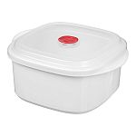 Емкость для СВЧ Bergamo 2,5л с клапаном Белый (упаковка 12 шт.)