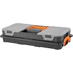 Органайзер для мелочей Blocker Expert 16 с лотком серо-свинцовый/оранжевый (упаковка 8 шт.)