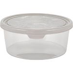 Контейнер для продуктов HELSINKI Artichoke 0,5 л круглый пепельный жемчуг (упаковка 28 шт.)