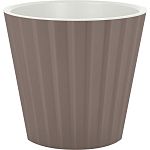 Горшок для цветов InGreen Sand D160мм, 2л c дренажной вставкой, французский платан (упаковка 16 шт.)