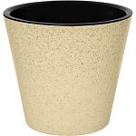 Горшок для цветов Pepper D160 мм, 1.6л с дренажной вставкой (светло-бежевый) (упаковка 16 шт.)