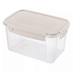 Контейнер для продуктов Lock&ok 1,5л, Светло-бежевый (упаковка 18 шт.)