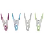 Набор декорированных прищепок, пластмасса, силикон, 12шт (упаковка 12 шт.)