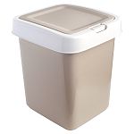 Контейнер для мусора Tule 14л с крышкой Push to Open (бежевый) (упаковка 7 шт.)