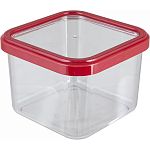 Банка для сыпучих продуктов 0,6л Cubbo (красный) (упаковка 24 шт.)