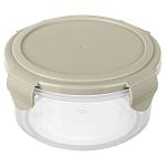 Контейнер для продуктов герметичный Smart Lock круглый 0,55л, Светло-серый (упаковка 16 шт.)