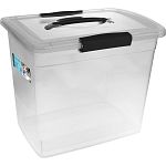 Ящик для хранения Keeplex Vision с защелками и ручкой 20л 37х27,4х31,3см прозрачный криста (упаковка