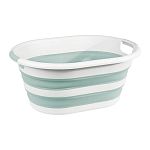 Таз ФЛЕКС овальный 38л складной  Морская волна