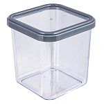 Банка для сыпучих продуктов Cubbo Scandi 0,9л, Серый (упаковка 18 шт.)