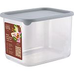 Банка для сыпучих продуктов Sugar&Spice Vanilla прямоугольная 1л с гибкой крышкой трюфель (упаковка