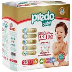 Подгузники-трусики Predo Baby № 6 (15+ кг.) 28 шт
