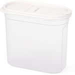 Емкость для сыпучих продуктов Космо 1,65л, с клапаном, Белый (упаковка 8 шт.)