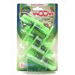 Туалетные блоки для очищения унитаза WOOM 6 в 1 Сосна, 4 блока