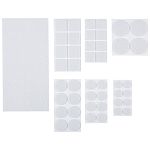 Накладки-протекторы для мебели самоклеящиеся, 45 шт набор, белый