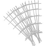 Опора для комнатных растений прозрачная цвета микс