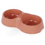 Миска для кошек Эффи 0,2л двойная ALTA, Терракотовый (упаковка 34 шт.)