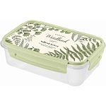 Контейнер для продуктов Lock&ok с декором 0,75л, Зеленый (упаковка 24 шт.)